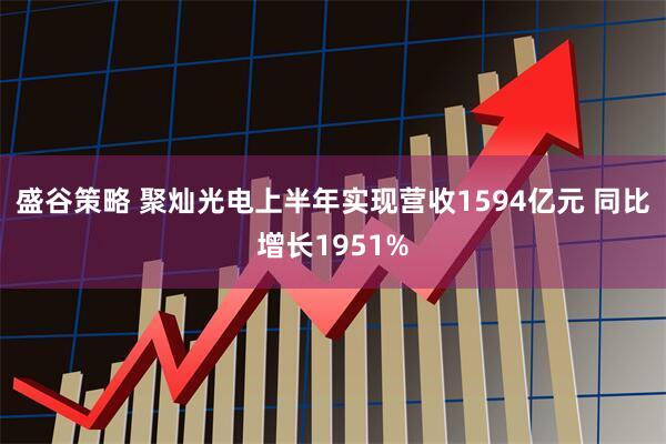 盛谷策略 聚灿光电上半年实现营收1594亿元 同比增长1951%
