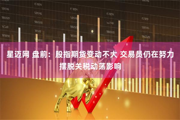 星迈网 盘前：股指期货变动不大 交易员仍在努力摆脱关税动荡影响